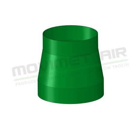 Reduction fi200 - fi180 spigot - black steel spigot